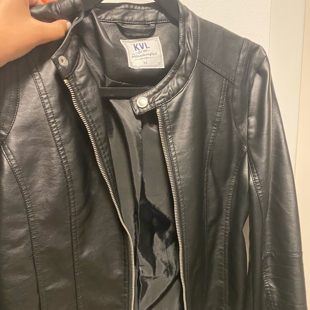 Faux Leather Jacket